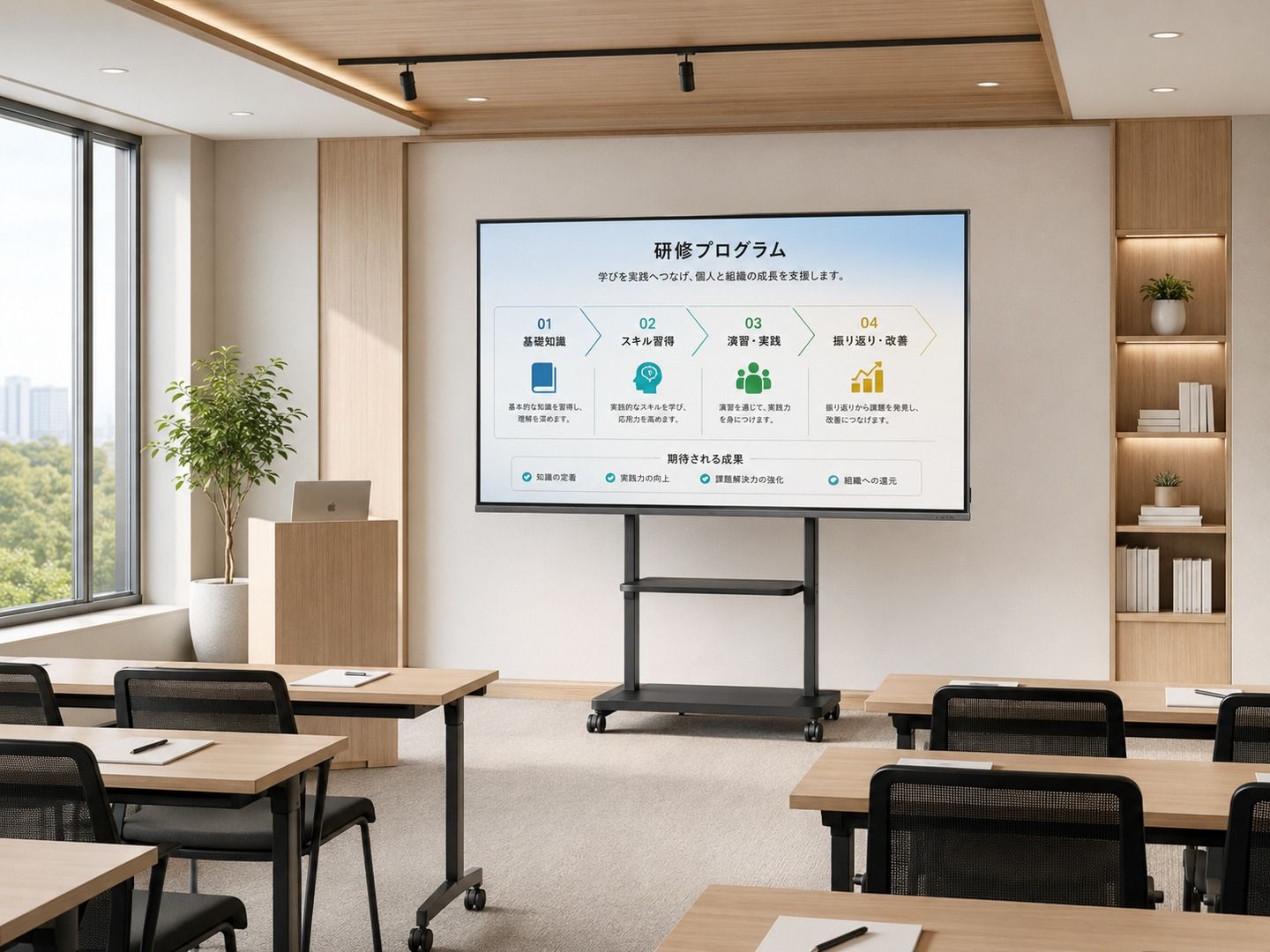 インタラクティブタッチディスプレイ 導入イメージ 1